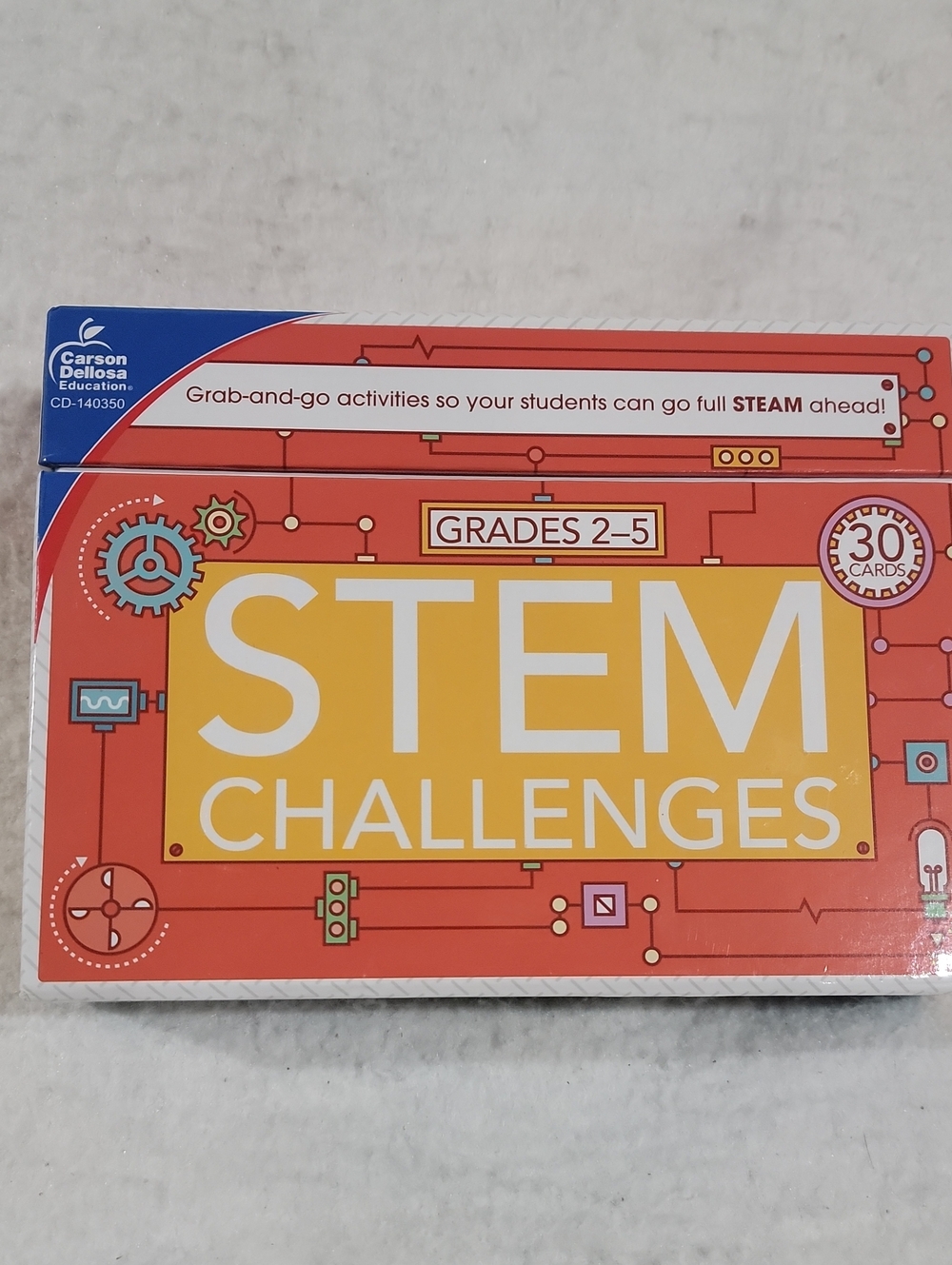 Carson Dellosa STEM Challenges Cards - Grades 2-5 -Learning- Educational